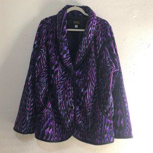 Vintage Bob Mackie Wearable Art Fleece